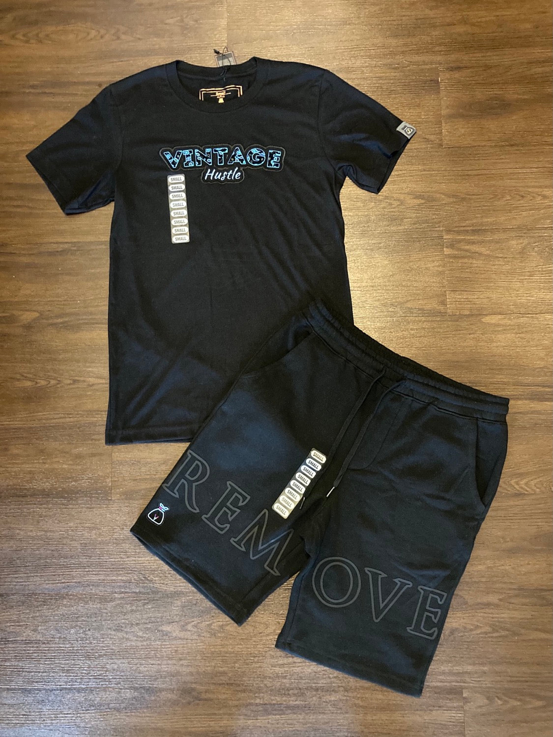 Vintage Hustle T Shirt-Shorts Set