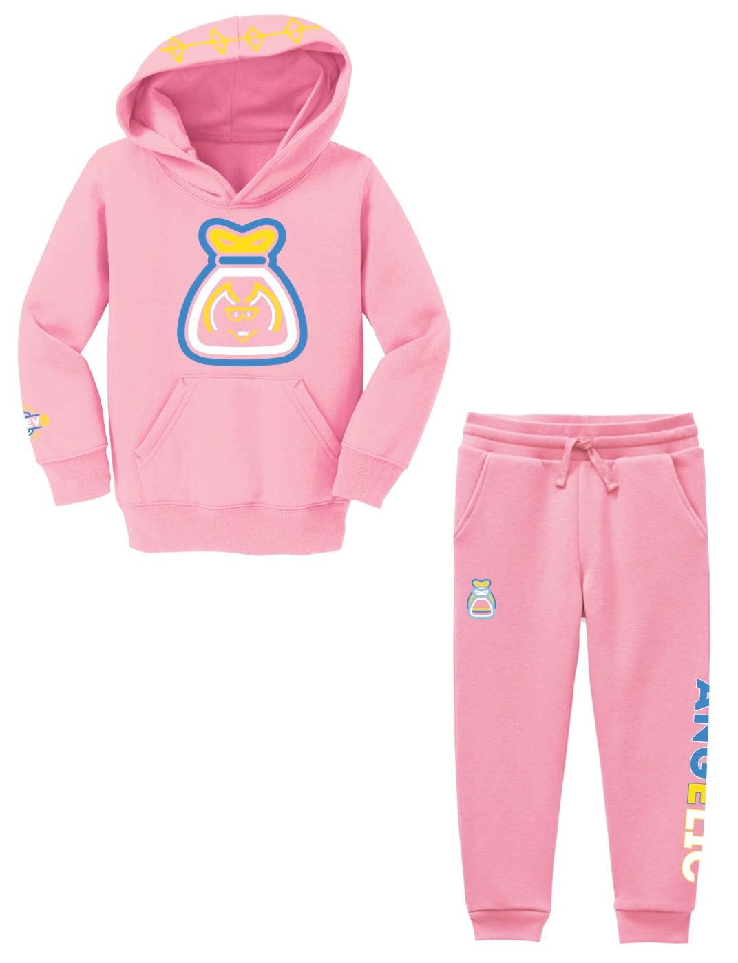 Youth Angelic Hooded Pullover Set