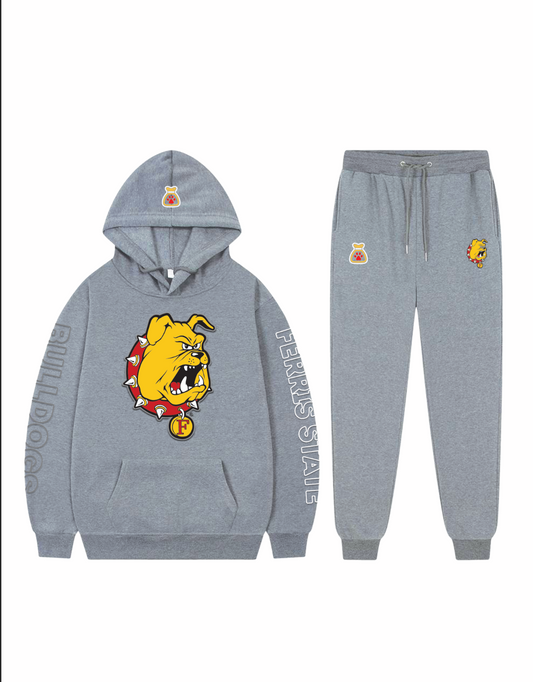 Ferris State Bulldogs Unisex Hooded Jogger set