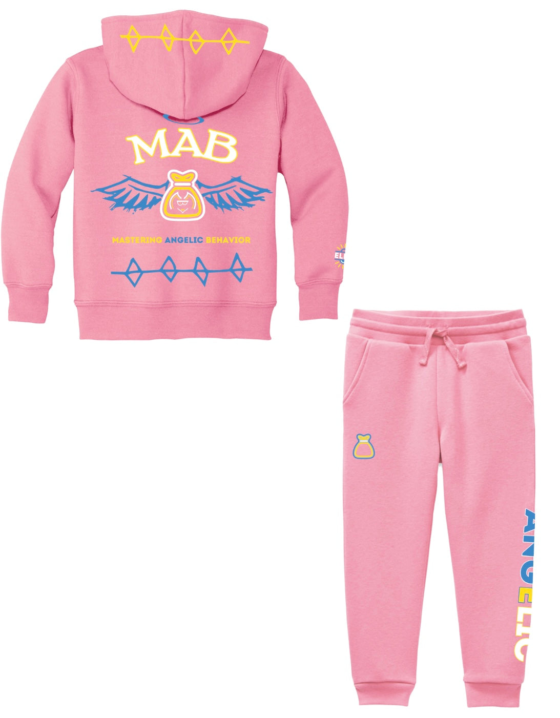 Youth Angelic Hooded Pullover Set