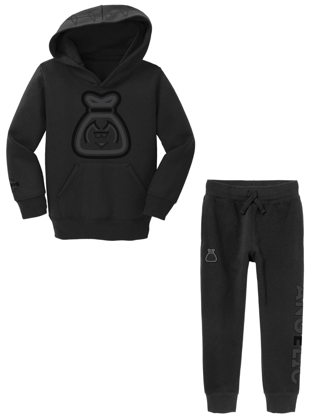 Youth Angelic Hooded Pullover Set